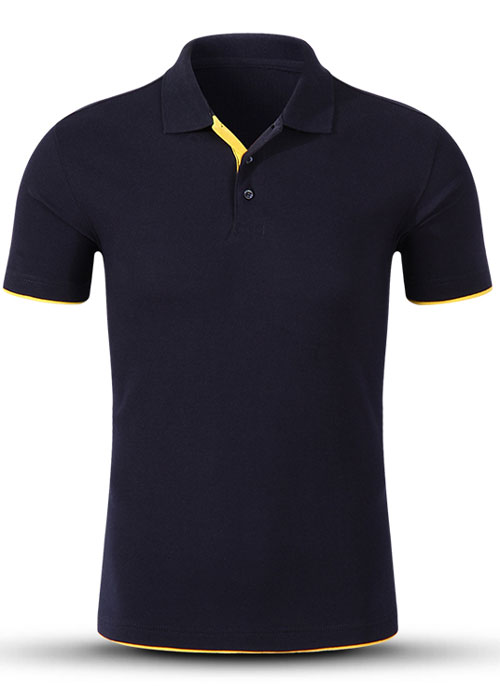 藏青色活動t恤衫定制